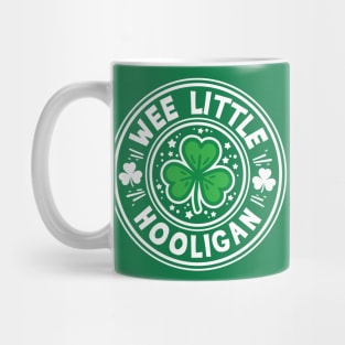 Wee Little Hooligan Cute Saint Patrick's Kids & Youth Design Mug